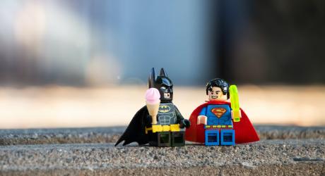 Batman and Superman lego