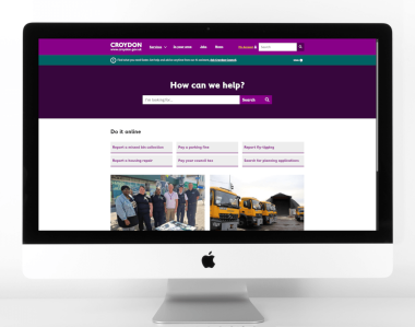 The LocalGov Drupal Croydon website