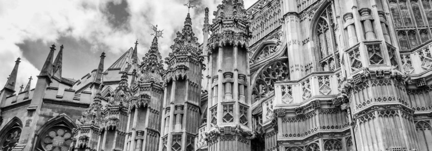 A close up of Westminster